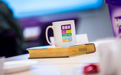 RBH logo mug