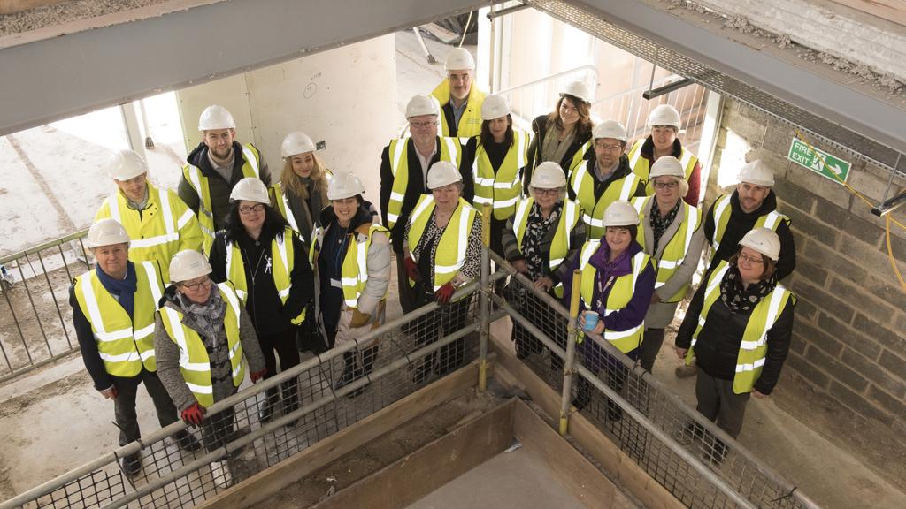 Strand Hub topping out ceremony