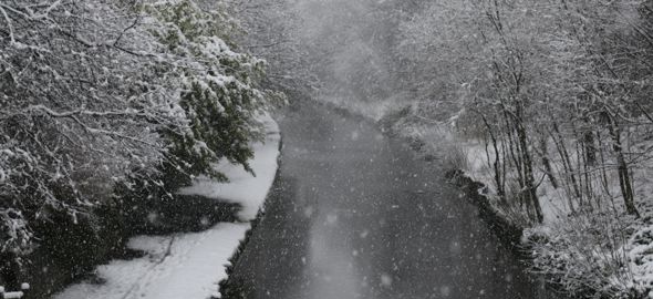 Rochdale Canal Snow