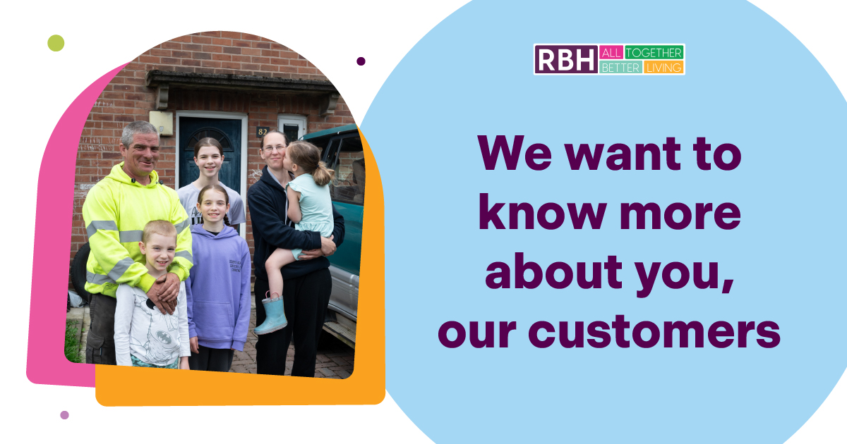 Caption: we want to know more about you, our customers